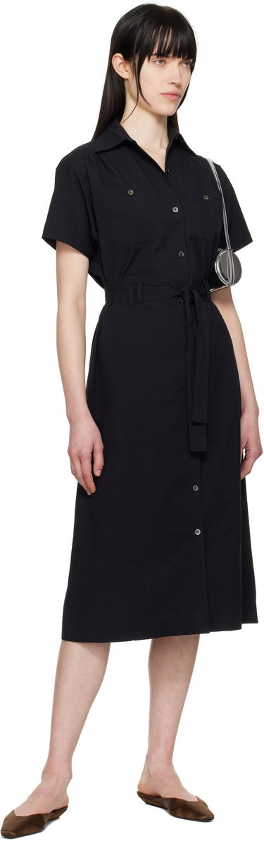 Šaty A.P.C. A.P.C. New Drew Midi Shirt Dress Čierna | COGXU-F05959, 3