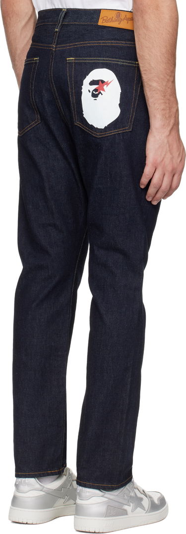Džínsy BAPE STA Ape Head Regular Fit Jeans Modrá | 001DPK221001F, 2