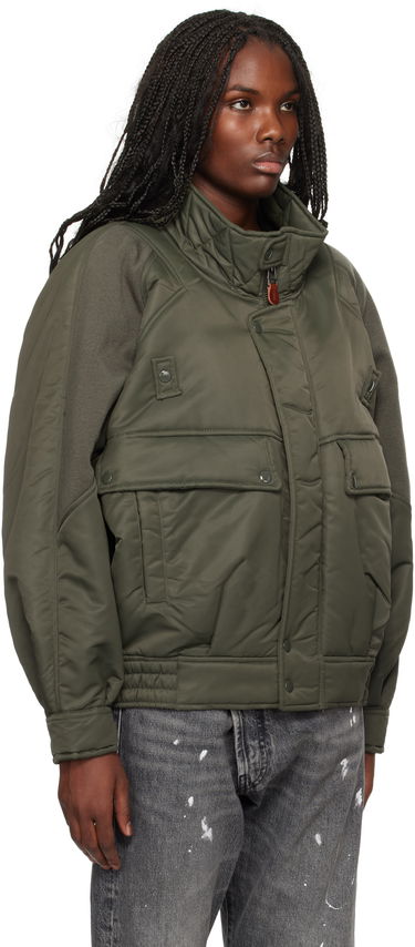 Bomber bunda R13 R13 Ribbed Flight Bomber Jacket Zelené | R13WR329 R436A, 1