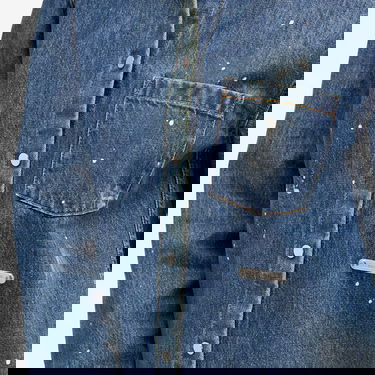 Košeľa Helmut Lang Paint Splattered Denim Shirt Modrá | O05DW102-21W, 5