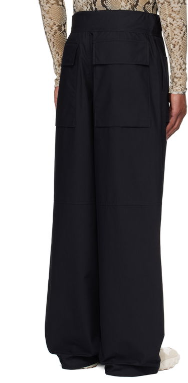 Nohavice Jil Sander Jil Sander Belted Wide-Leg Trousers Čierna | J47KA0234_J45039, 2