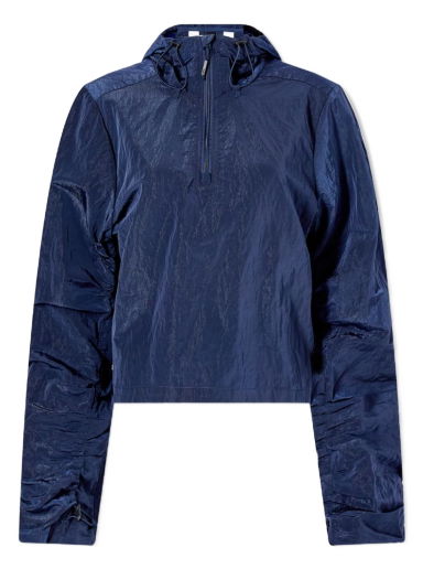 Vetrovka Rains Wrinkled Nylon Pullover Jacket Navy | 18890-27