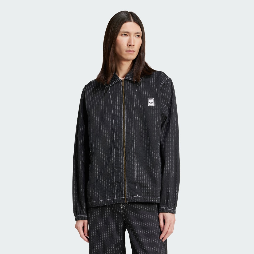 Vetrovka adidas Performance Wabash Nylon Coach Jacket Čierna | JP4485, 0