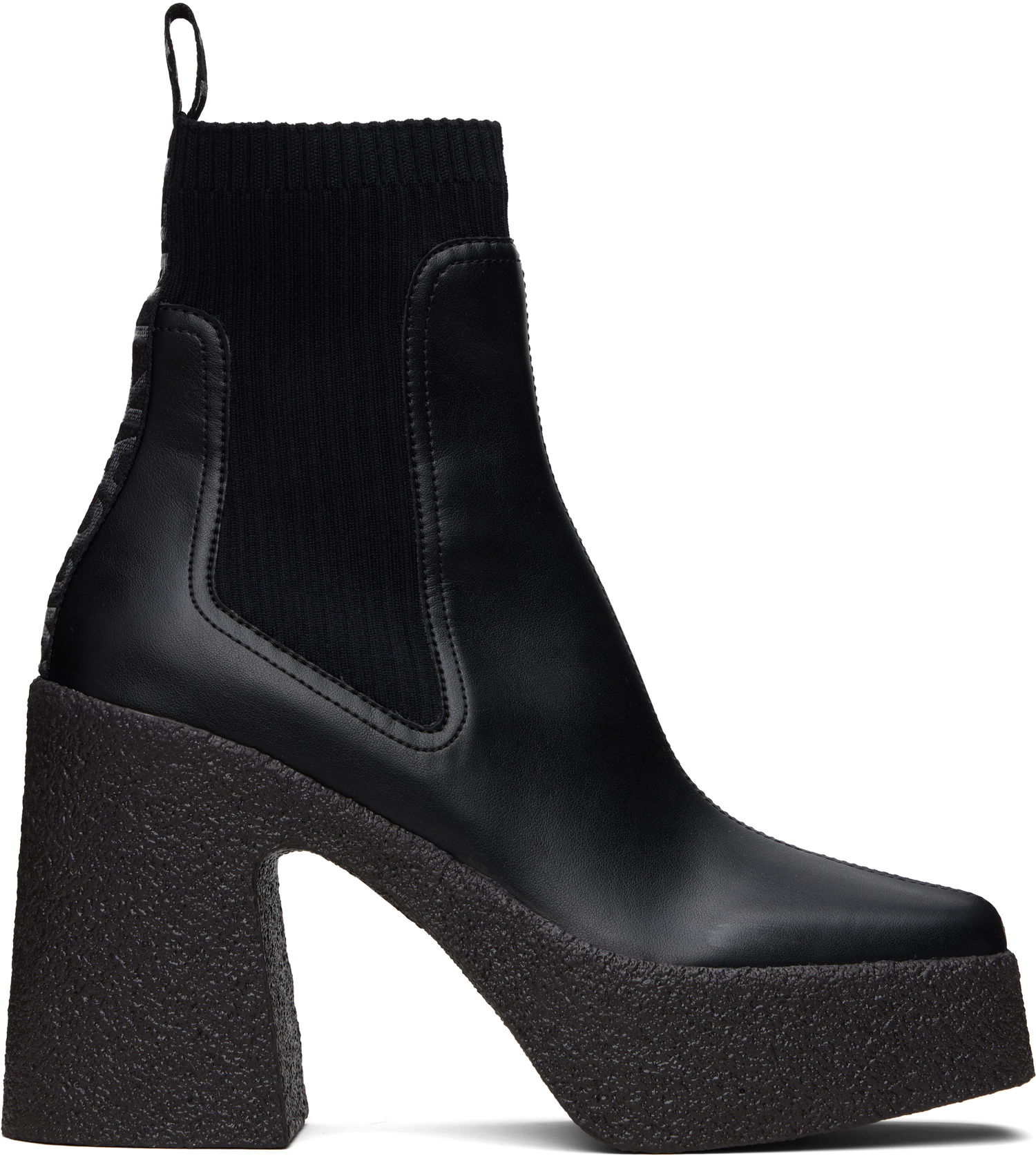 Ponožky Stella McCartney Stella McCartney Skyla Heeled Sock Chelsea Boots Čierna | 810440APADE0, 0
