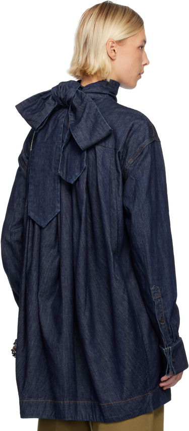 Košeľa Dries Van Noten Loose-Fit Denim Shirt Navy | 252-010787-2382, 2