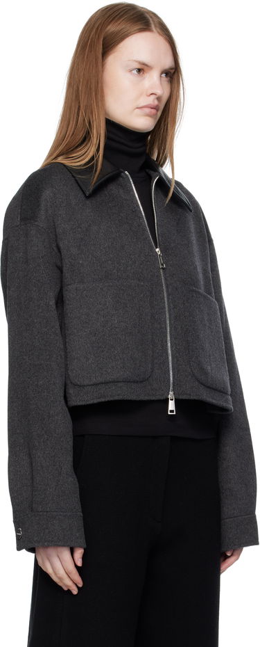 Bunda Nanushka Nanushka Phebe Cropped Jacket Šedá | NW25PFJK12294, 1