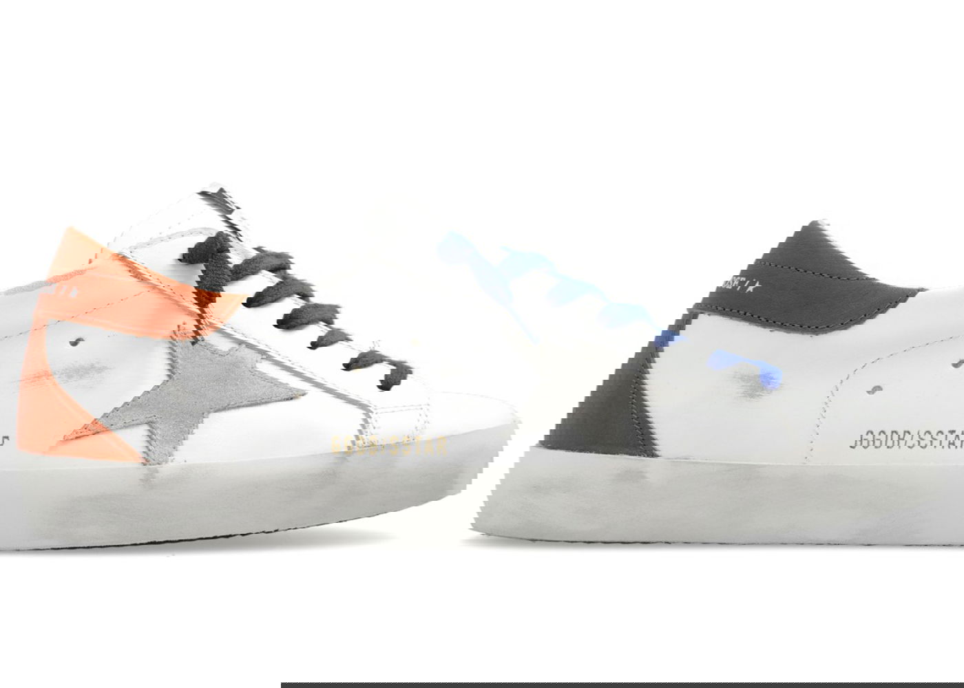 Tenisky a topánky Golden Goose Super-Star White Ice Brown Blue Biela | GMF00102.F004793.11255, 0