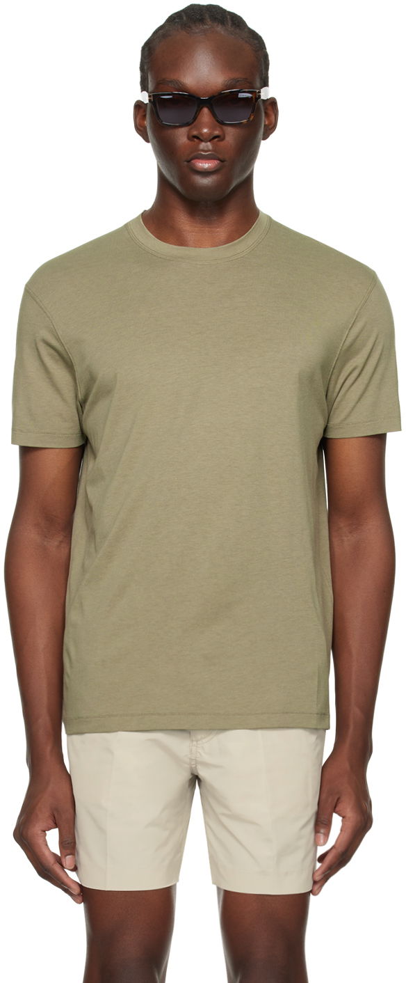 Tričko Tom Ford TOM FORD Crewneck T-Shirt Zelené | JCS004-JMT002S23FG345, 0