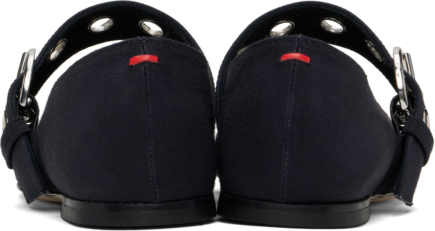 Opasok Aeyde Aeyde Uma Eyelet Ballerina Flats Navy | A11-FL-RKLS08FL159-SS25-519-069, 1