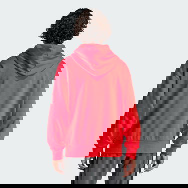Mikina adidas Performance Loose-Fit French Terry Hoodie with Logo Červená | JF3588, 2