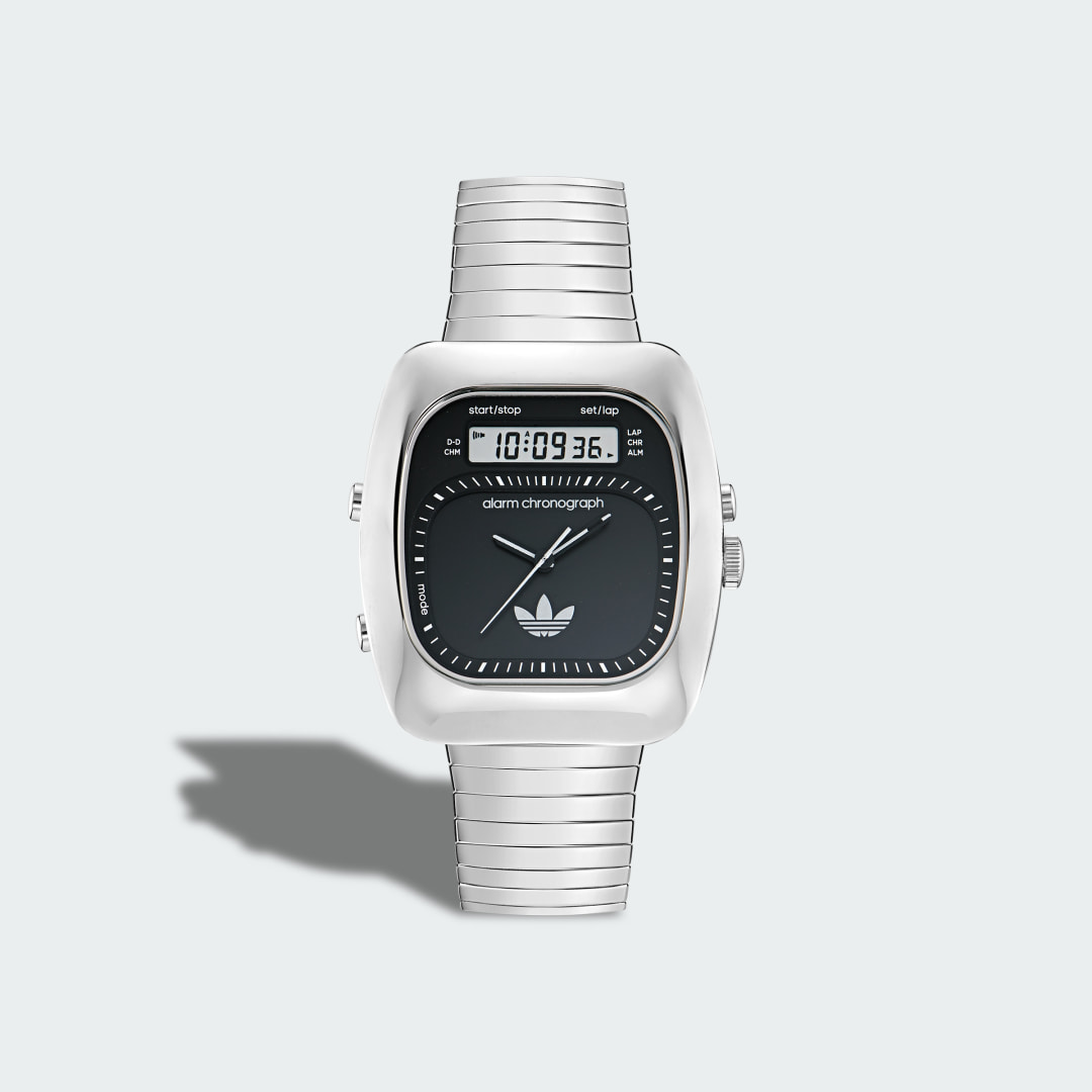 Hodinky adidas Performance Digital Analog Chronograph Watch Athletics One Metalická | JK7683, 0