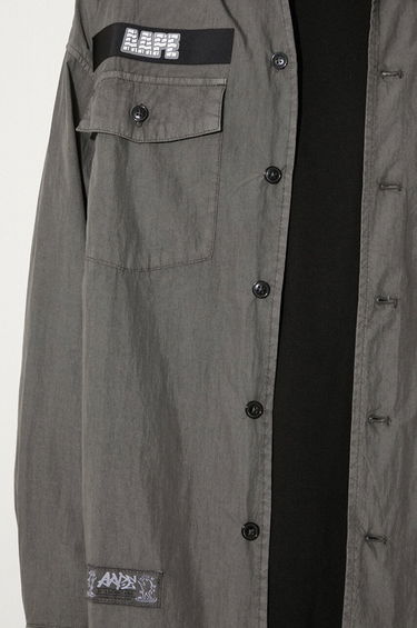 Košeľa AAPE by A Bathing Ape AAPE Regular Fit Shirt with Classic Collar Šedá | AAPSTM8481XXM, 5
