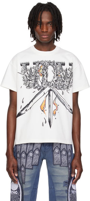 Tričko Who Decides War Who Decides War Graphic T-Shirt Biela | 1110140001SS25, 0