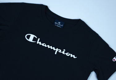 Tričko Champion Crewneck T-Shirt S Čierna | 305365-BS501, 1