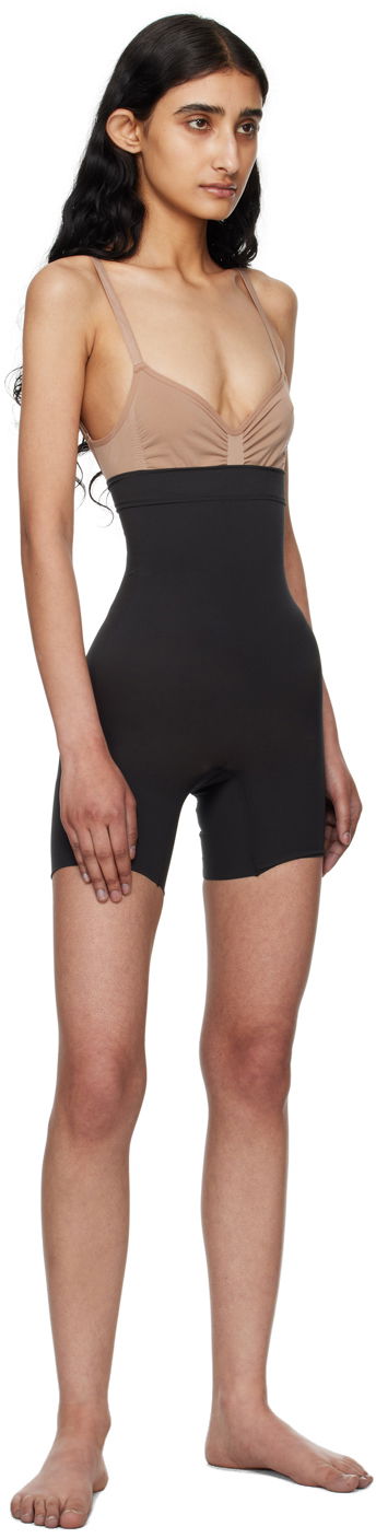 Body SKIMS Everyday Sculpt High-Waisted Mid Thigh Shorts Čierna | SH-SHO-2152, 3