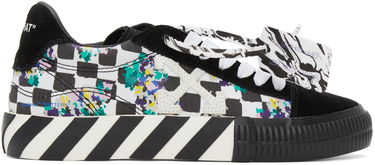 Tenisky a topánky Off-White Black & White Check Low Vulcanized Sneakers Čierna | OWIA178S21FAB0018410, 0