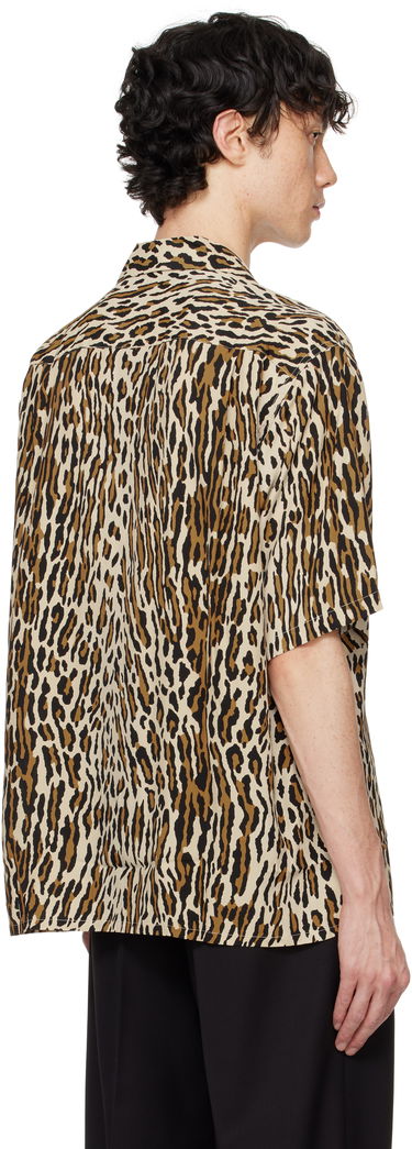 Košeľa WACKO MARIA WACKO MARIA Leopard Print Shirt Béžová | 24FWE-WMS-HI01, 2
