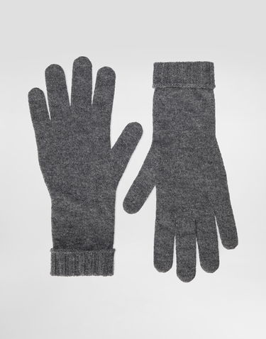 Rukavice Dolce & Gabbana Dolce & Gabbana Cashmere Knit Gloves Šedá | FX05KZJDVC2N5822, 3