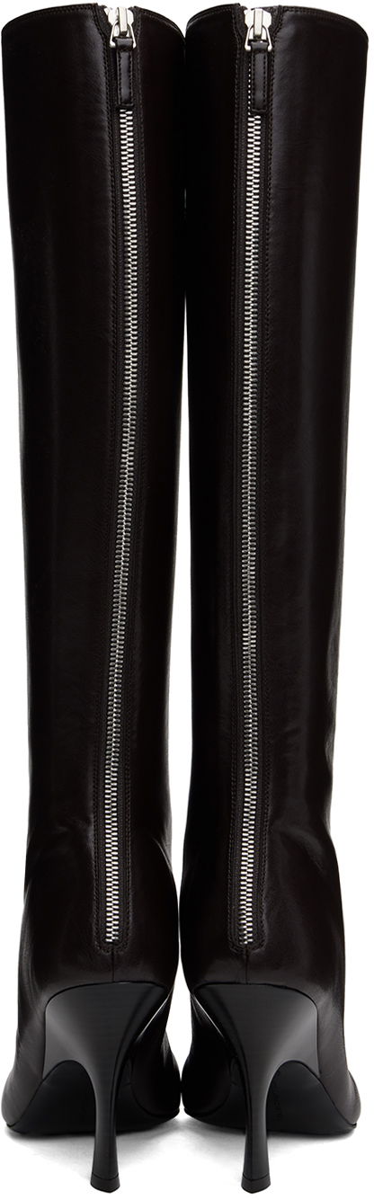 Oblečenie Stella McCartney Stella McCartney Elsa Knee-High Heeled Boots Čierna | 810457AP0250, 1