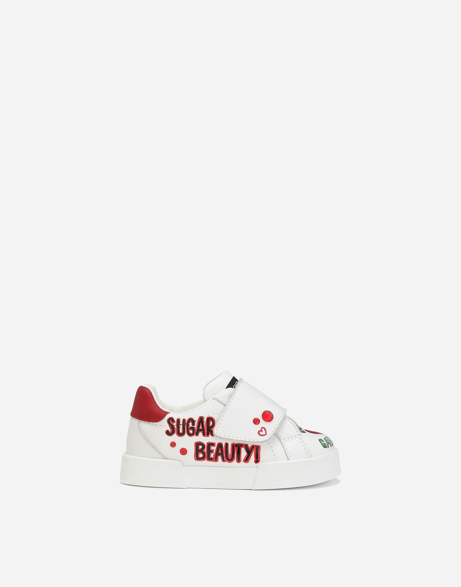 Tenisky a topánky Dolce & Gabbana Portofino Printed Calfskin First Steps (19-26) Biela | DN0143AI701HWF57, 0