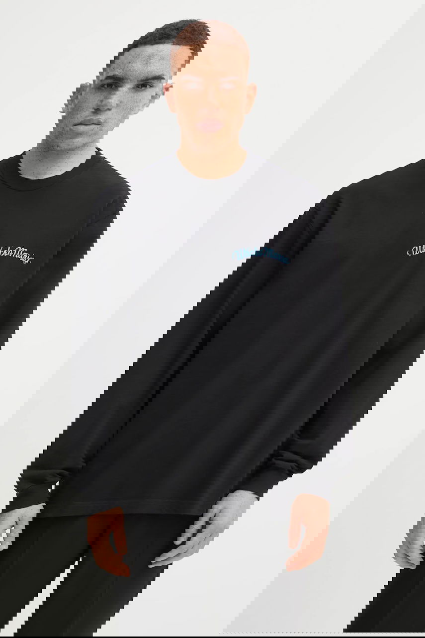 Tričko WACKO MARIA Wacko Maria Long-sleeved Printed T-shirt Čierna | 25FW.WMT.LT05, 0