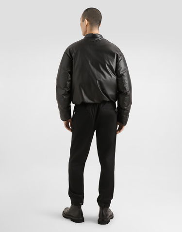 Bomber bunda Dolce & Gabbana Dolce & Gabbana Padded Sheepskin Bomber Jacket Čierna | G9BJYLHULWCN0000, 2