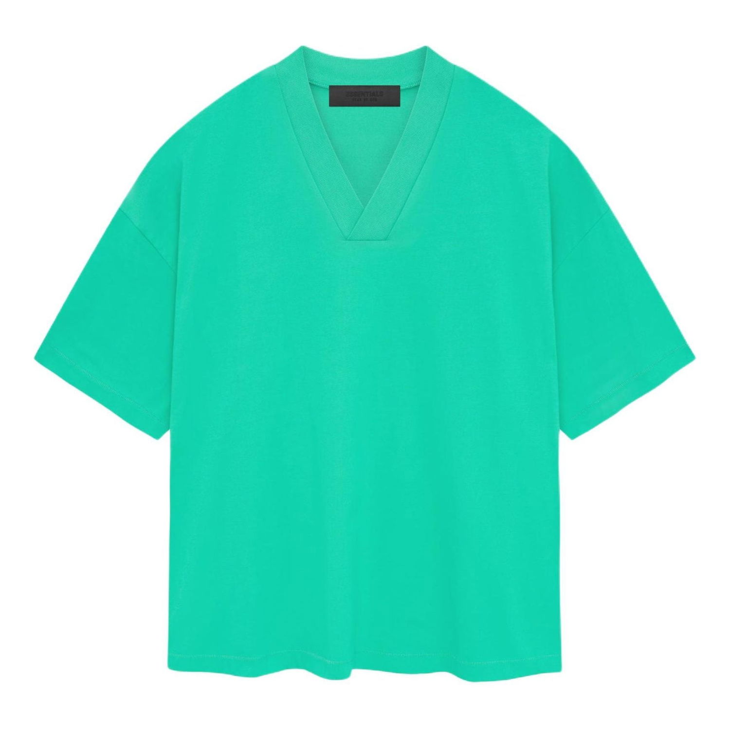 Tričko Fear of God Essentials V-Neck T-Shirt Zelené | 125SP244212F, 0
