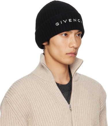 Kulicha Givenchy Givenchy 4G Embroidered Beanie Čierna | 710003974001-U7927, 1
