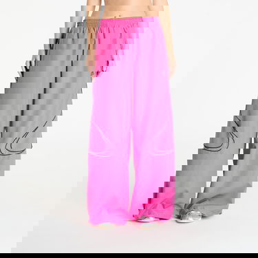Nohavice adidas Originals Teamgeist Adicolor Oversized Woven Track Pants Ružová | JV7481, 0
