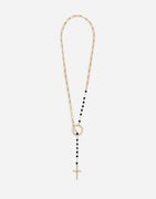 Dolce & Gabbana Gold Metal Rosary Necklace