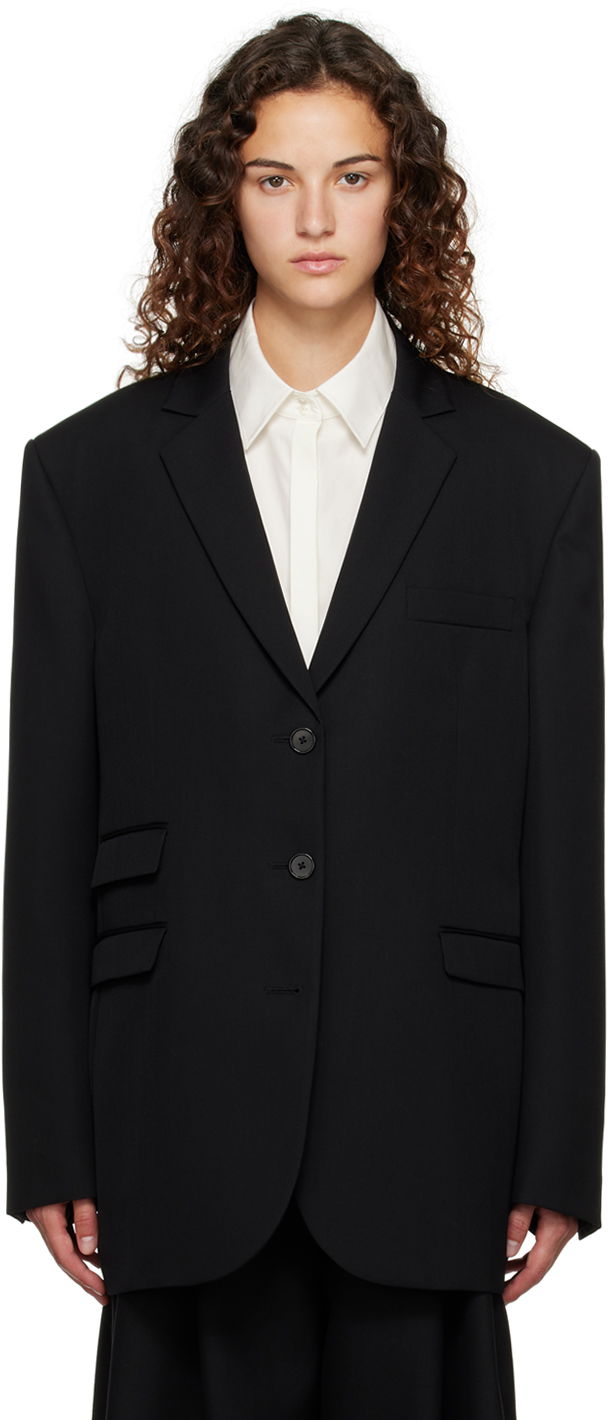 Bunda The Row Single-Breasted Blazer Čierna | 7728-W2763, 0