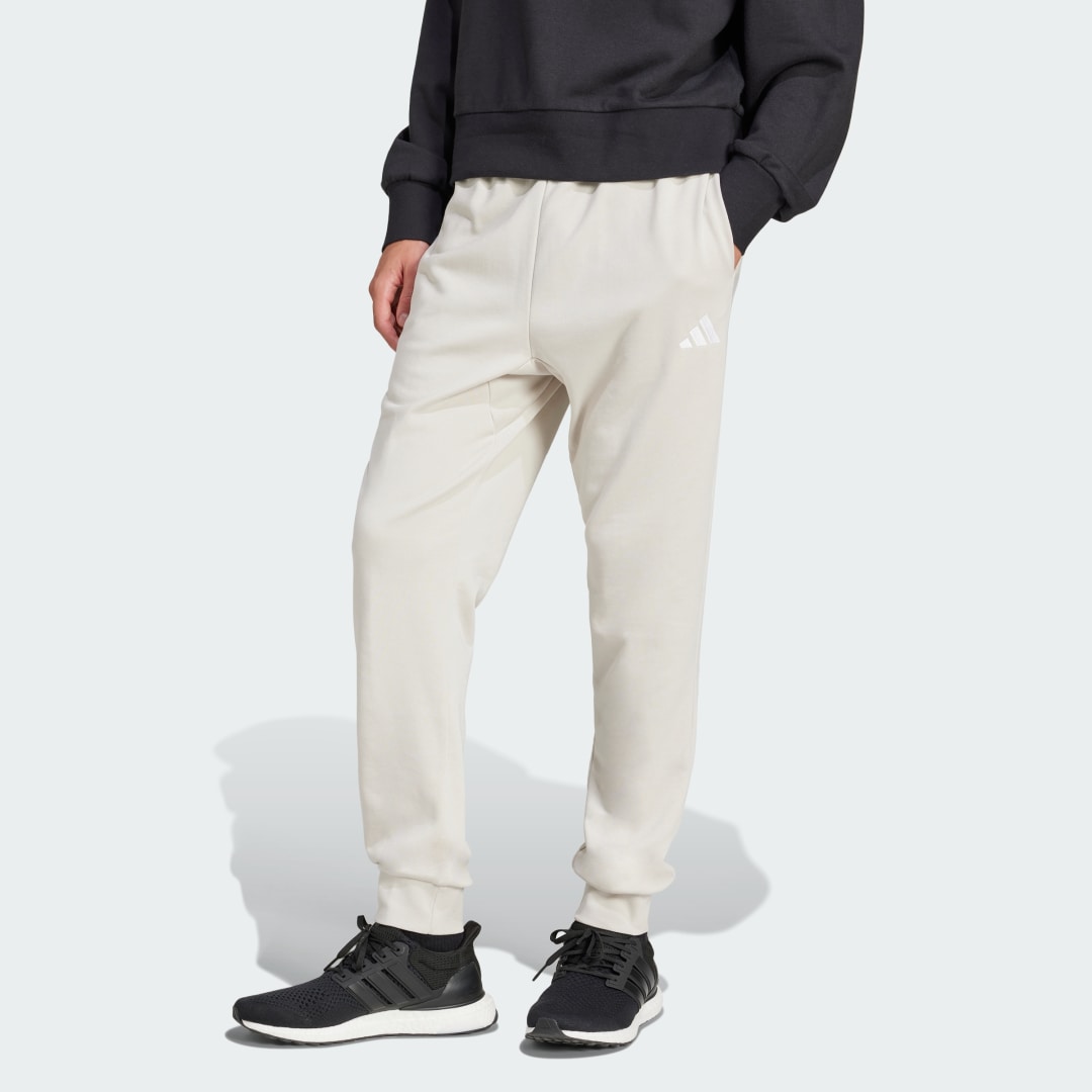 Tepláky adidas Performance Cozy French Terry Joggers Béžová | JN6514, 0