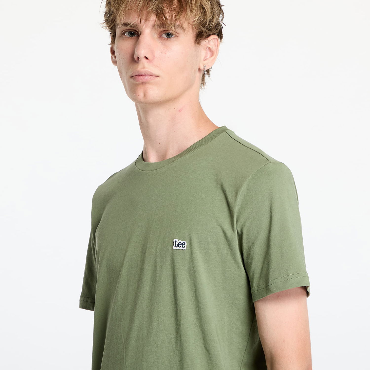 Tričko Lee Ss Patch Logo Tee Mercantile Green Zelené | 112355586, 1
