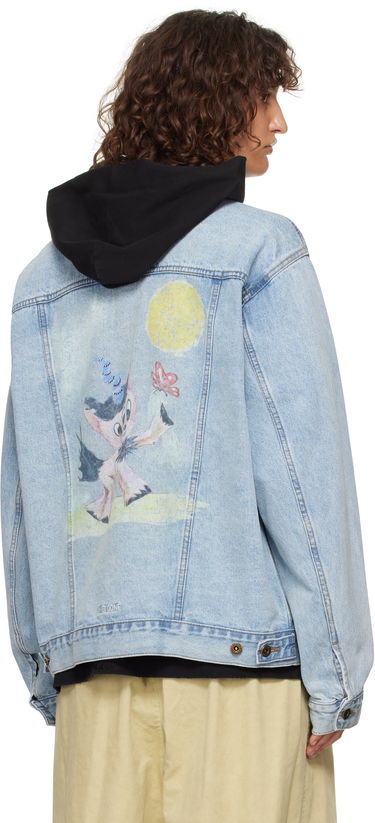 Bunda We11done We11done Monster Pony Denim Jacket Modrá | WD-DJ3-24-317-U-BL, 2