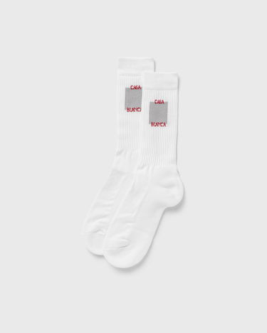 Ponožky Casablanca UNISEX PRINTED SOCKS Biela | AF24-ACC-010-01, 0