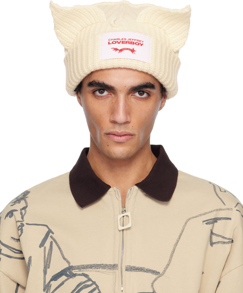 Kulicha Charles Jeffrey Loverboy Charles Jeffrey LOVERBOY Chunky Ears Beanie Béžová | 052130101