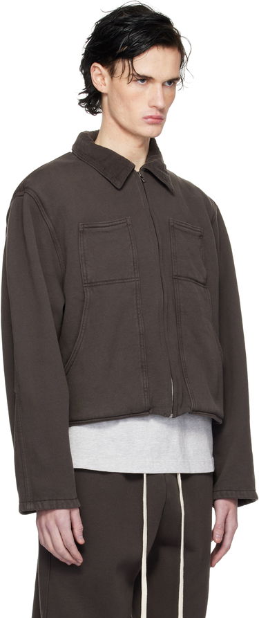Mikina LES TIEN Utility Cropped Jacket Šedá | CF-1097, 1