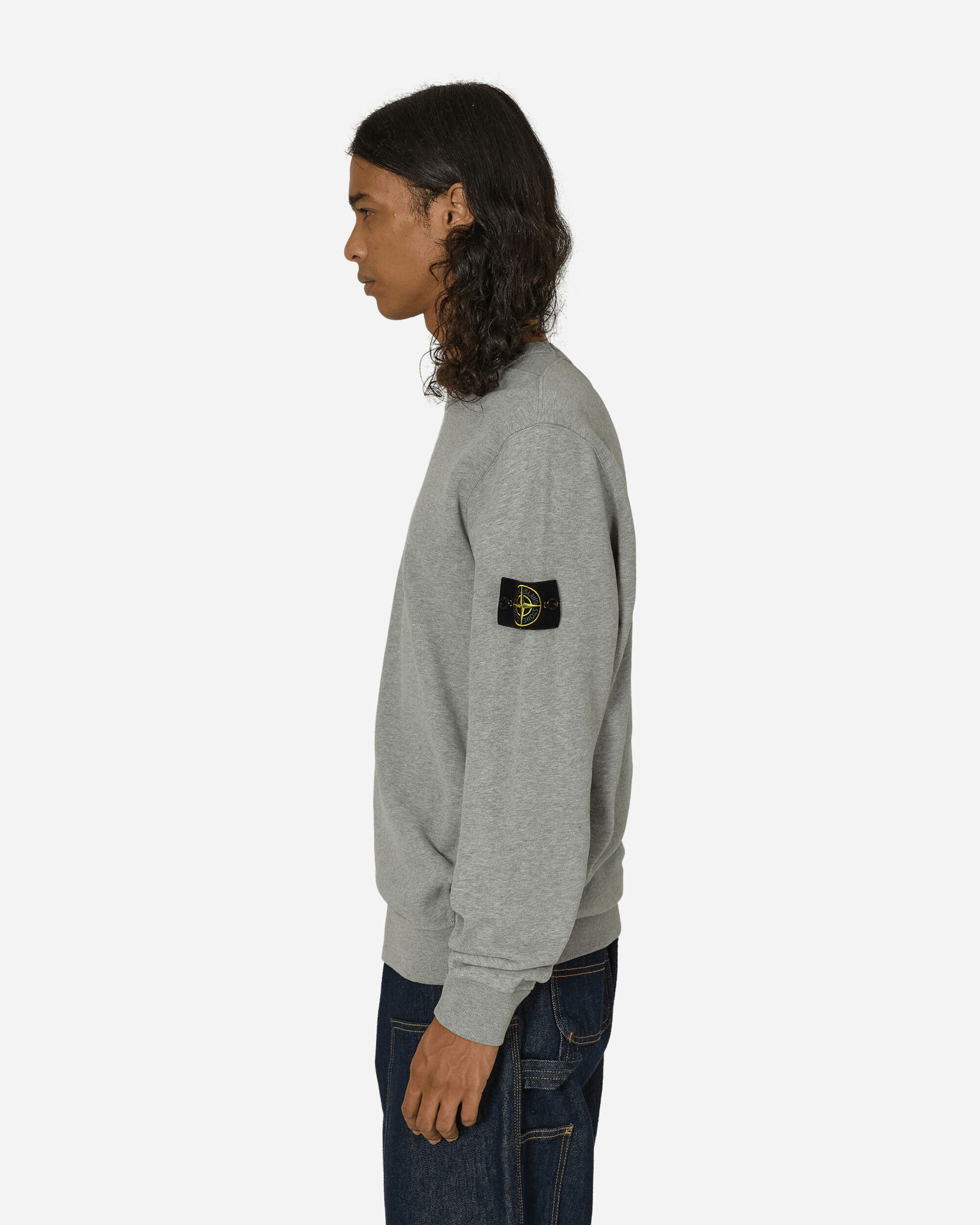 Garment Dyed Crewneck Sweatshirt Heather Grey