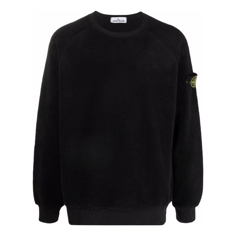 Sveter Stone Island Fleece Crewneck Sweatshirt Čierna | 751560234-V0029