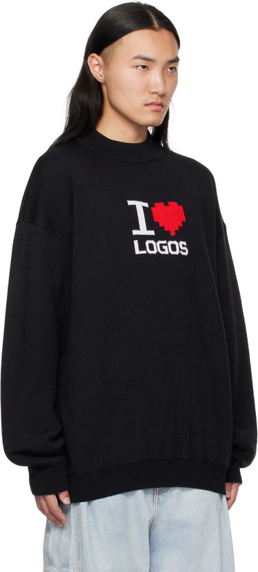 Sveter VETEMENTS Vetements 'I Love Logos' Sweater Čierna | UA66KN130B, 1
