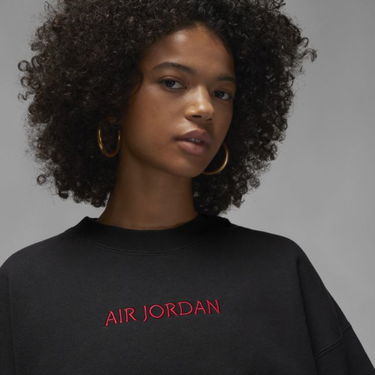 Mikina Jordan Wordmark x Crew Čierna | DV6469-010, 2