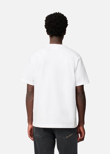 Tričko AXEL ARIGATO Micro Bee Bird Embroidered T-Shirt Biela | A3464005, 3