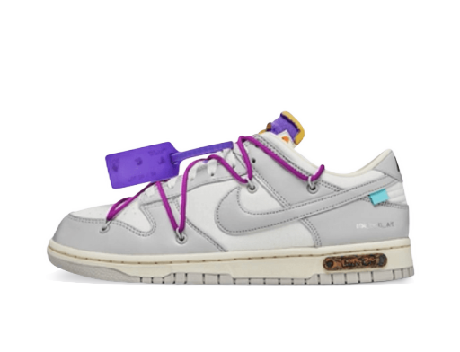 Tenisky a topánky Nike Off-White x Dunk Low ''Lot 28 of 50'' Biela | DM1602-111
