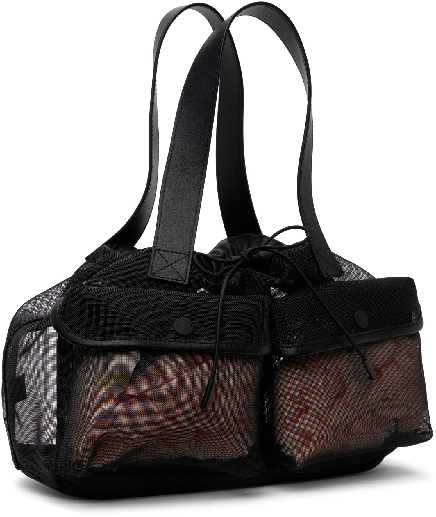 Kabelka Simone Rocha Simone Rocha Carnation Pocket Tote Čierna | BAG186F 0805, 1