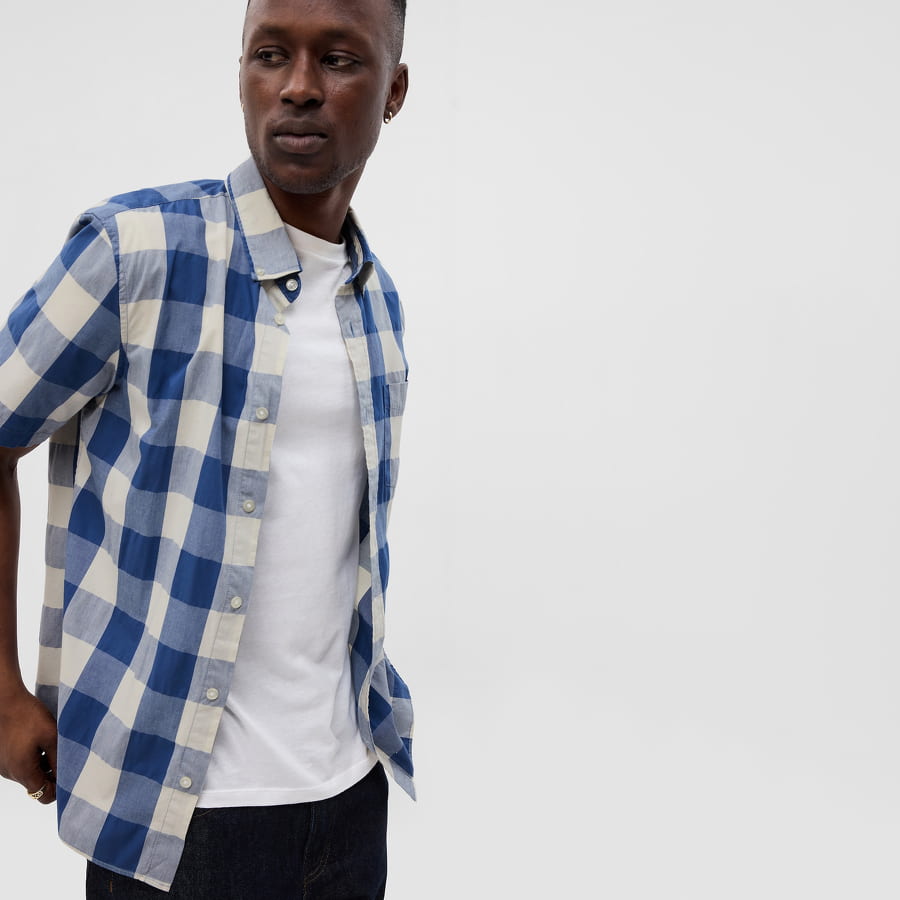 Košeľa GAP Poplin Shirt Modrá | 571901-04, 0