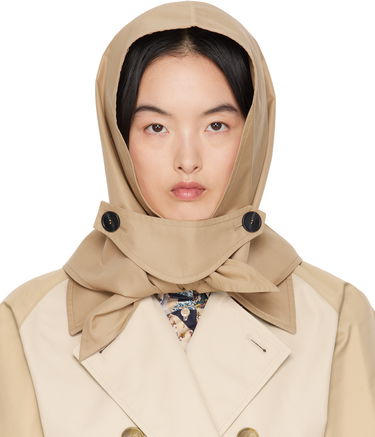 Šál Max Mara Weekend Max Mara Spiga Cotton Hood Béžová | 2515571074600, 0