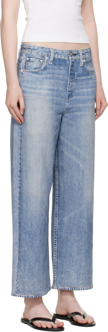 Džínsy rag & bone rag & bone Miramar Andi Wide Leg Jeans Modrá | WCW25P70028202, 1