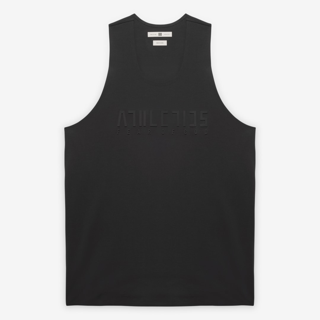 Tielko adidas Performance Fear of God Athletics Quickdry Jersey Performance Tank Top Čierna | JZ4905, 0