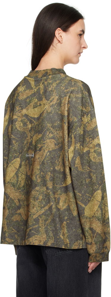 Tričko Acne Studios Acne Studios Camo Crew Neck T-shirt Zelené | CL0317-, 2