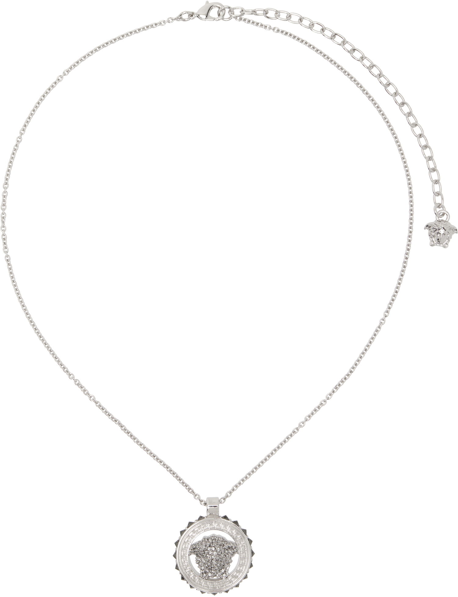 Náhrdelník Versace Versace Crystal Medusa '95 Pendant Necklace Metalická | 1017809_1A00621, 0